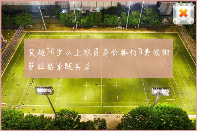 英超30岁以上球员身价排行B费领衔萨拉赫紧随其后